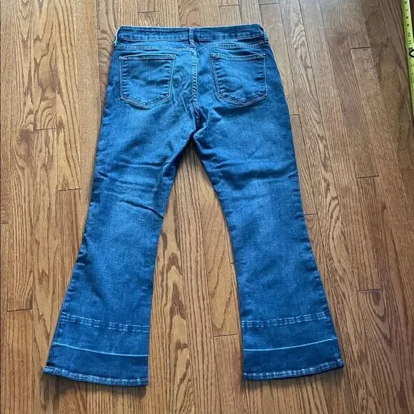 Frame Denim Le Crop Mini Boot Medium Wash Women’s Sz 31 - Picture 2 of 11